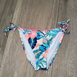 Roxy floral bikini bottoms